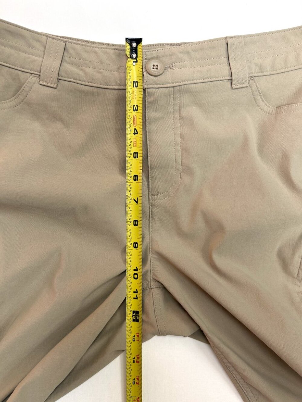 Eddie Bauer Womens 16W Khaki Hiking Cargo Pants Outdoor Travel Utility Gorpcore - Picture 8 of 8